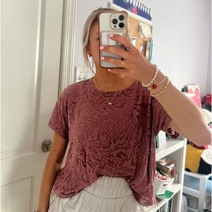 Lululemon purple swirl top